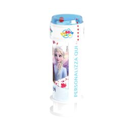 Bolle di sapone personalizzate Bubble World con tubetto blu