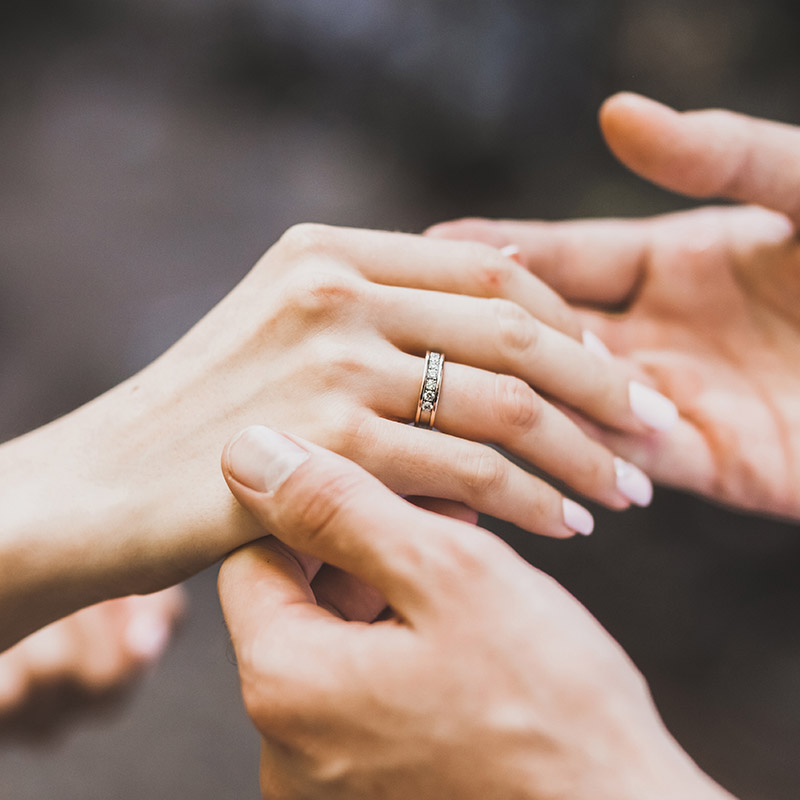 BOLLE DI SAPONE MATRIMONIO: SÌ, LE VOGLIO!