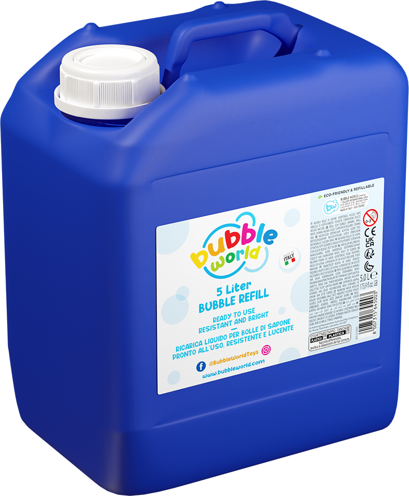 Ricarica bolle di sapone 5L Bubble World