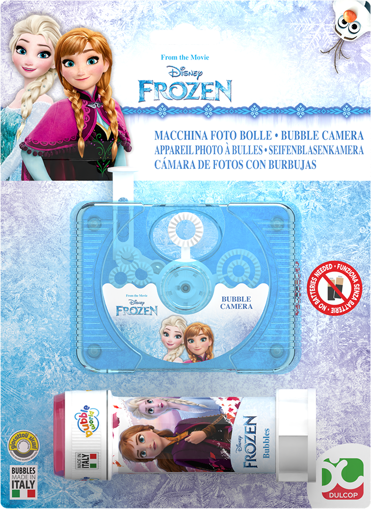 Frozen - Fotocamera bolle Bubble World in blister