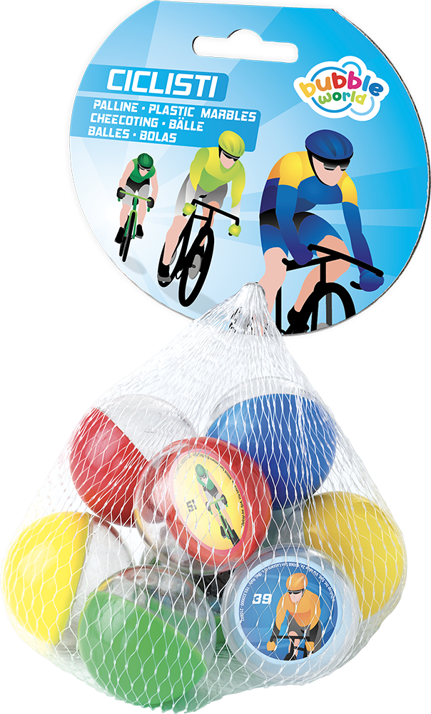 Ciclisti - Biglie di plastica Bubble World