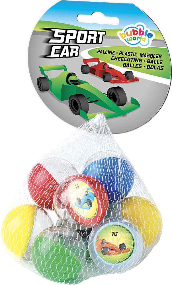 Sports Car - Biglie di plastica Bubble World