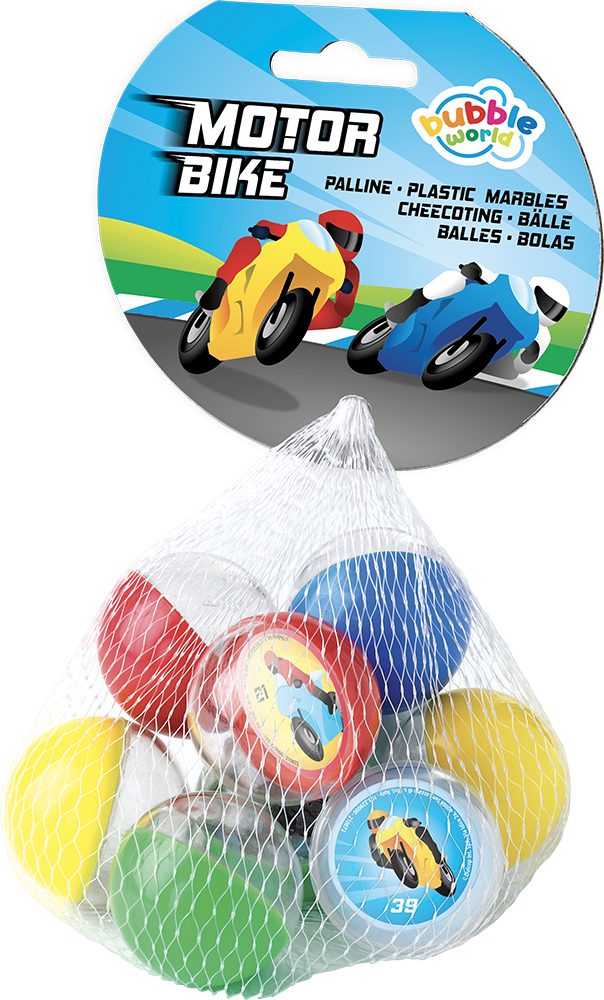 Moto Gp - Biglie di plastica Bubble World