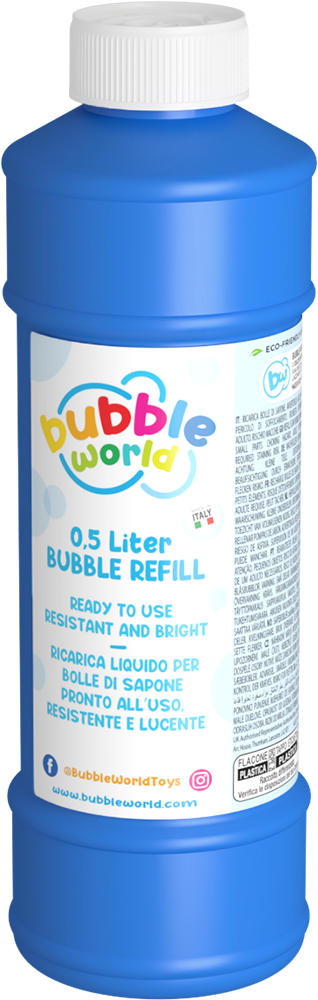 Ricarica bolle di sapone 0,5L Bubble World