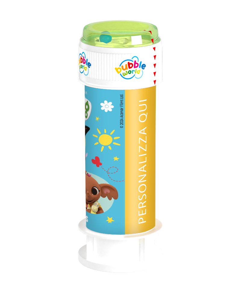 Bing - Bolle di sapone personalizzate Bubble World